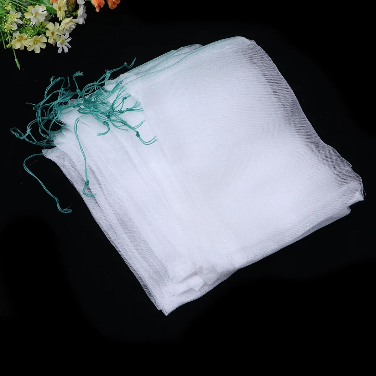 50pcs Insect Net Mesh Garden Fruit Protection Reusable Plant Cover For Pest Bird Animal Barrier Rice Soaking Bag Dragon