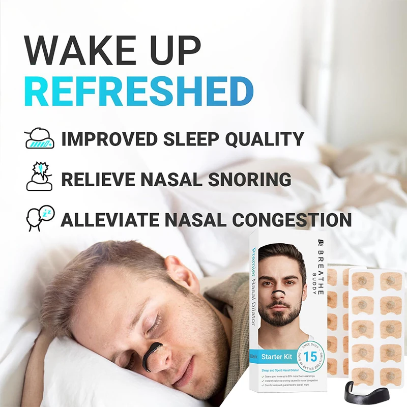 Nasal Breathing Dilators Magnetic Nasal Strips Increase Air Intake Improve Sleep Quality Reduce Snoring