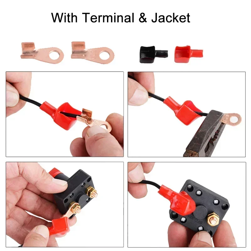 Car Master Battery Switch Power Disconnect Rotary Switch Marine Boat Truck Cut Off Isolator Kill Switch 300A