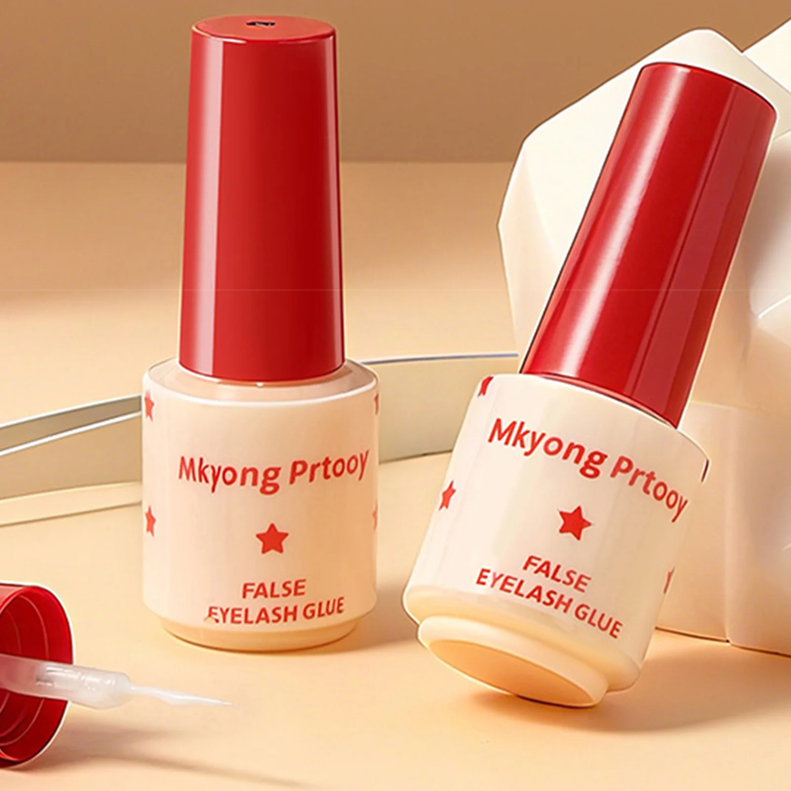 5ml Eyelash Glue Waterproof Long Lasting Gentle False Lashes Adhesive Quick Dry Glue With Lash Tweezers