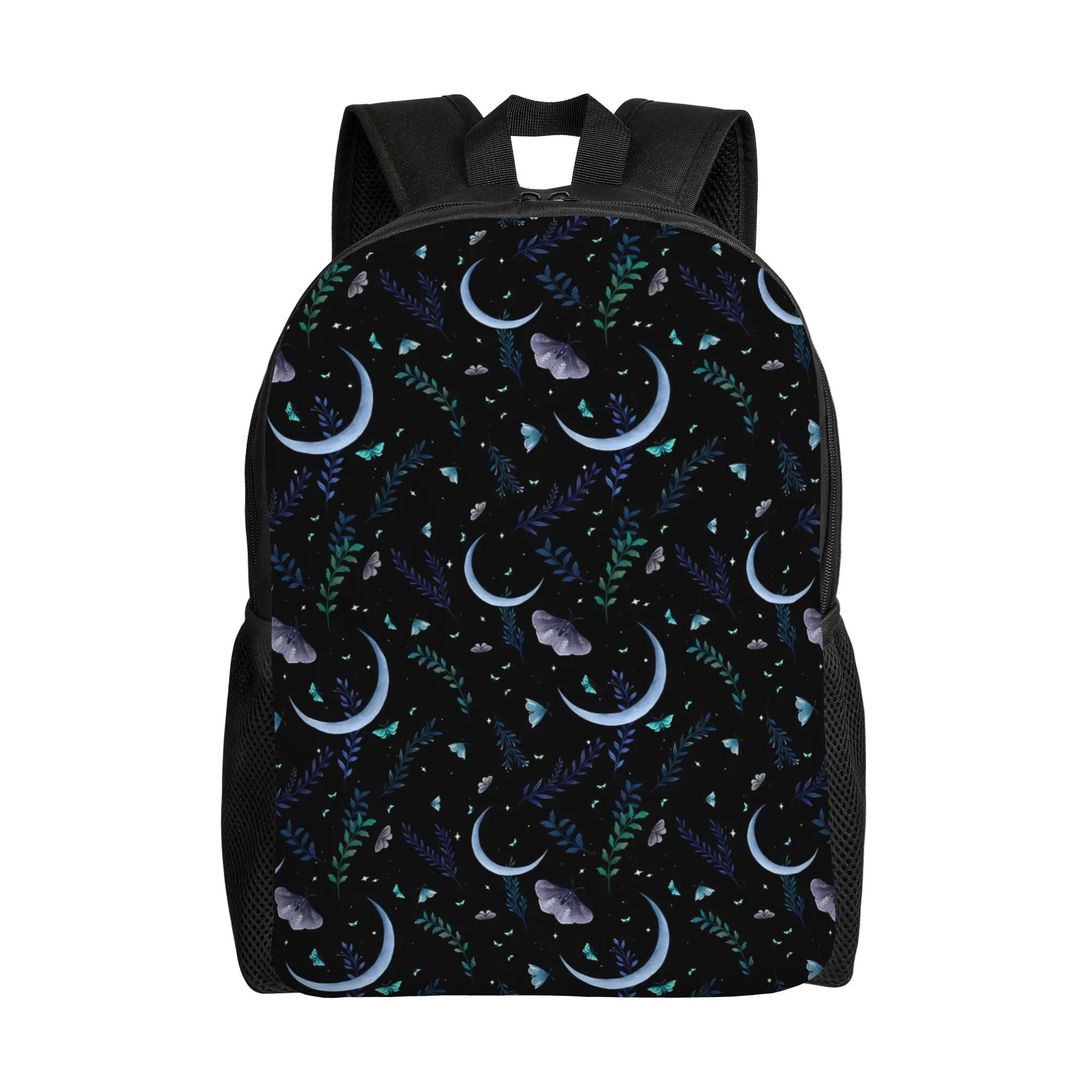 

Классический рюкзак Moonlit Garden для спорта, учебы, походов и путешествий, в стиле бохо, с цветочным принтом, для мужчин и женщин, студенческий, из холщовой ткани