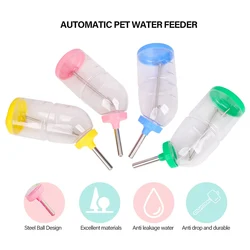 300ml/500ml Plastic Hamster Drinker Water Bottle Dispenser Feeder Hanging Guinea Pig Squirrel Rabbit Pet Drinking Fountain