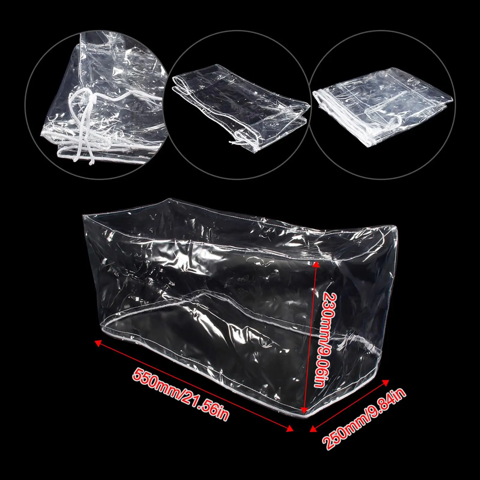 

Универсальный прозрачный пылезащитный чехол из ПВХ для хранения и демонстрации моделей автомобилей 1:10 RC Crawler, водонепроницаемый, пыленепроницаемый