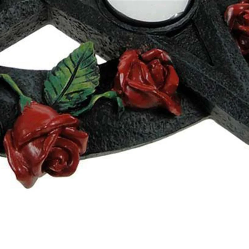 ABJO-Retro Candlestick Ornaments, Five-Pointed Star Candlesticks, Tarot Ornaments, Resin Crafts