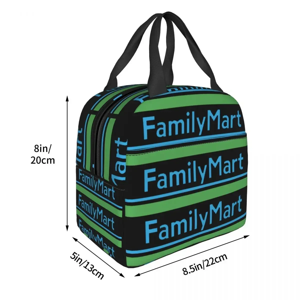 Family Mart Logo Japan (Konbini) Insulated Lunch Bag for Women Kids Portable Food Boxes Thermal Lunch Box Tote