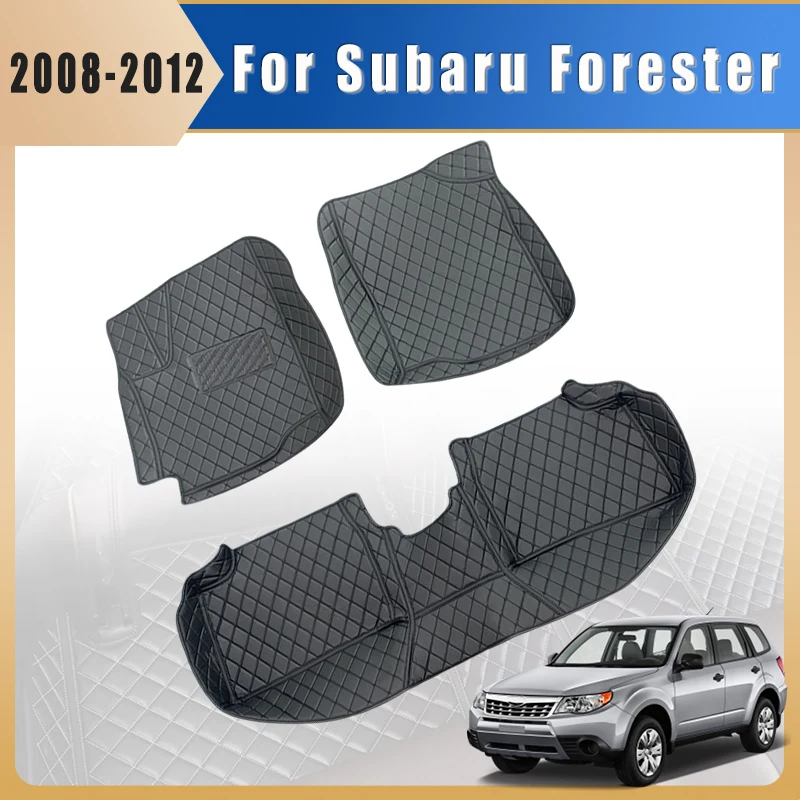 Auto Fußmatten Stamm Teppiche Für Subaru Forester 2012 2011 2010 2009 2008 Autos Innen Wasserdicht Schützen Fuß Pads