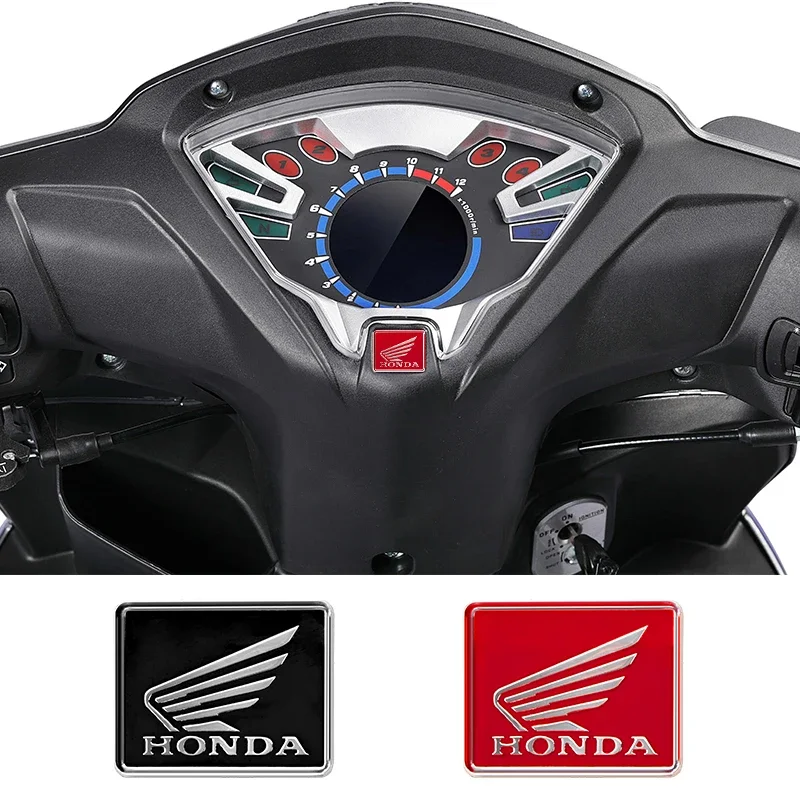 HONDA Aluminum Alloy Heat-resistant Motorcycle Stickers Scooter Refit Decorative Decals