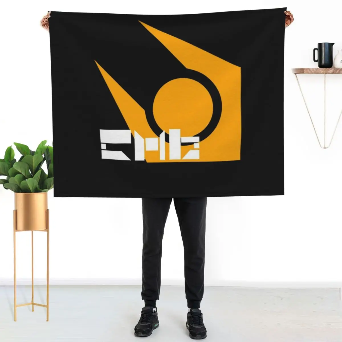 

Half-Life Alyx Combine Logo Premium Throw Blanket Soft Home Decor Blanket for Couch Bedroom
