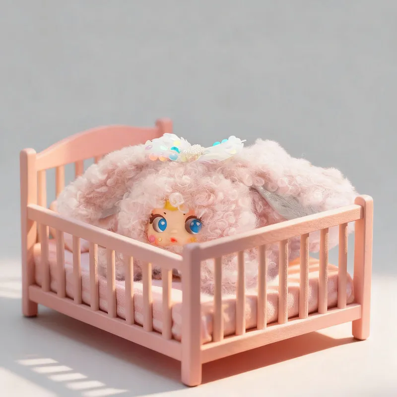 

M&M 2026 New Style Plush Rabbit Blind Box Cute Palm Size Collectible Doll Fluffy Stuffed Toy Adorable Figure Birthday Girl Gift