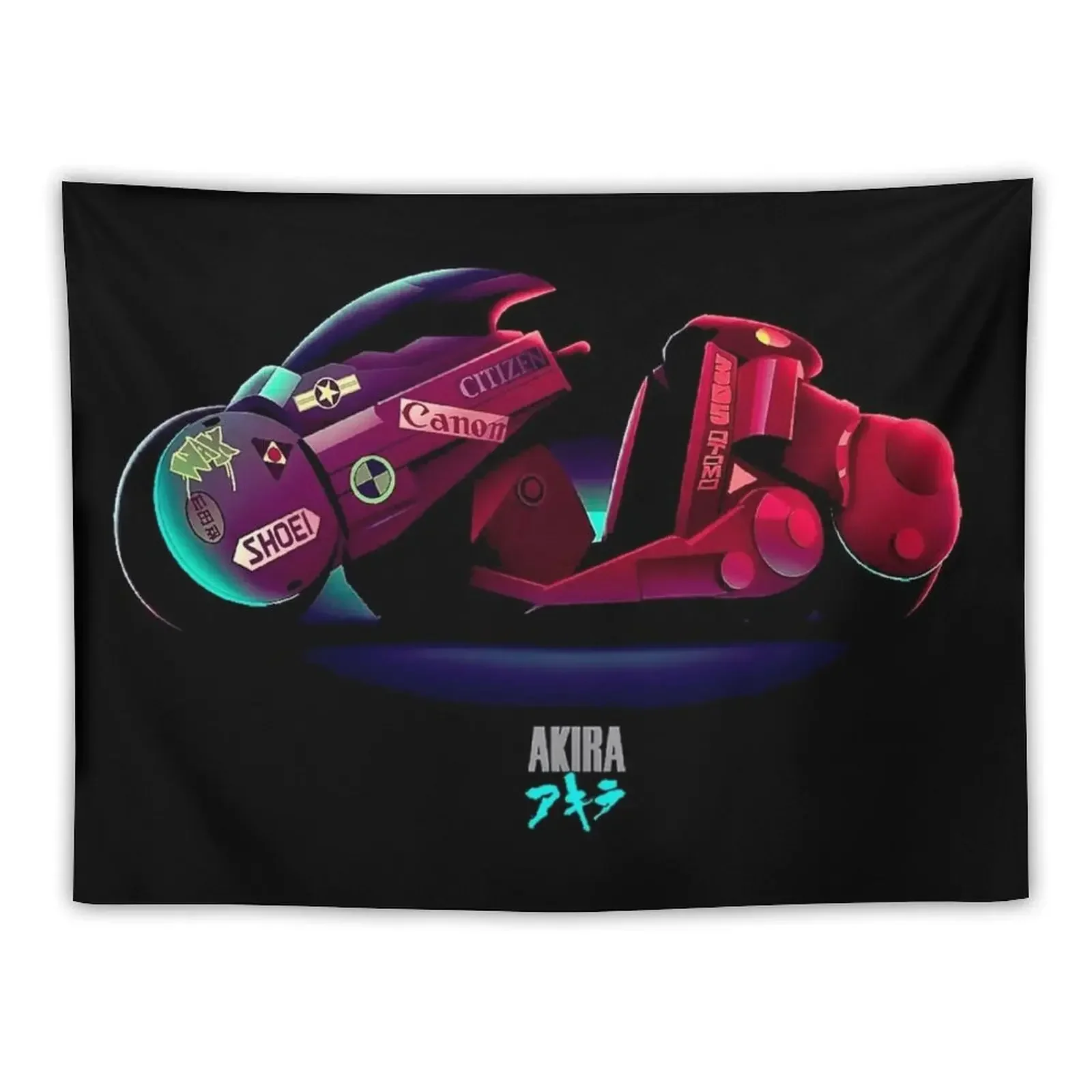 Akira Super Motorbike Tapestry Aesthetics For Room Cute Decor Room Ornaments Aesthetic Room Decoration Tapestry