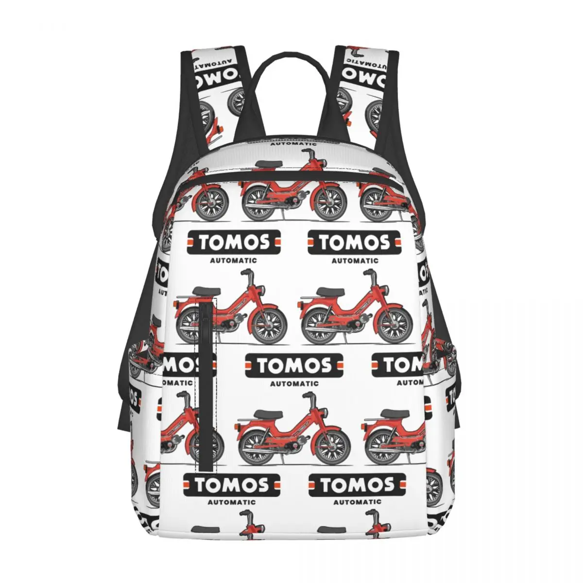 

Tomos Automatic - Red Backpack Daypack Boys Girls BookBag School Bag Shoulder Bags for Men Women