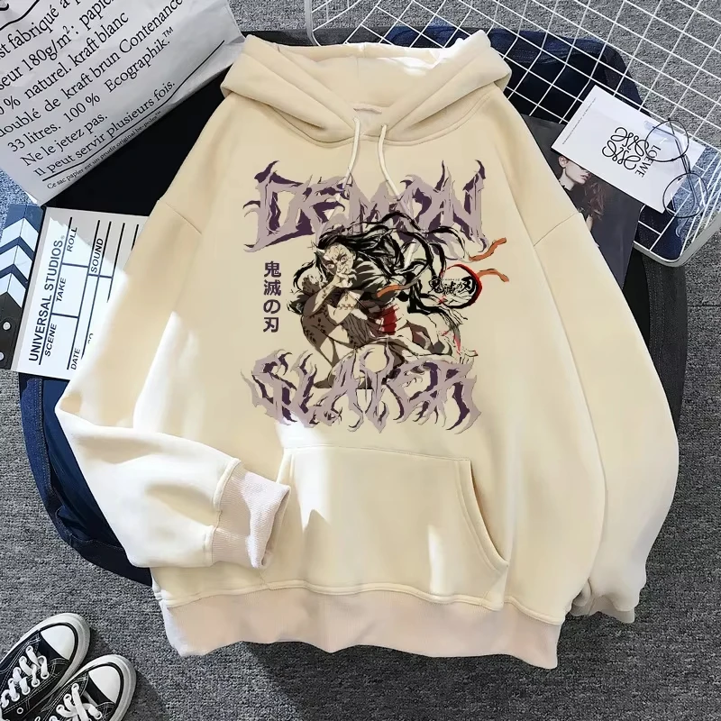كيميتسو نو يابا مانغا شيطان القاتل هوديي Harajuku الرسوم المتحركة اليابانية Kawaii البلوز الرسوم المتحركة Tanjiro Kamado Nezuko #4