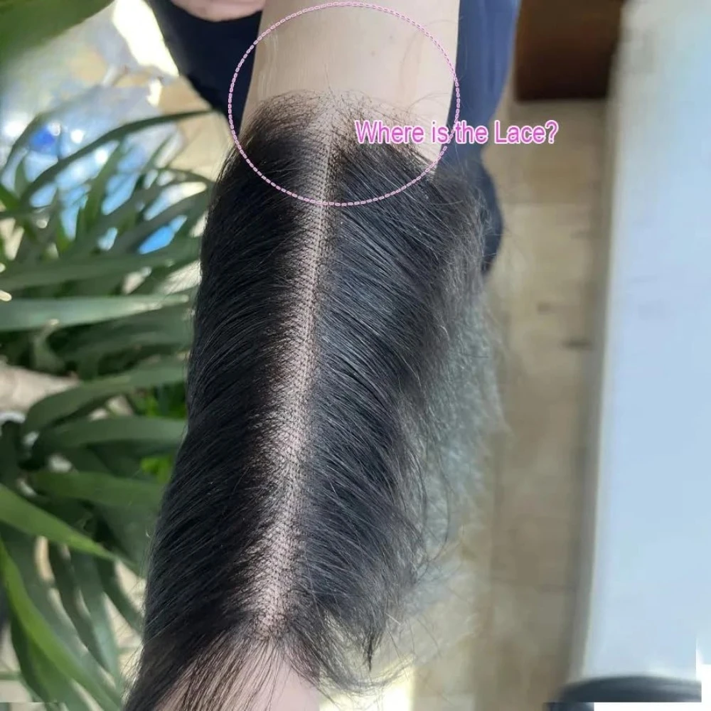 リアル2x6 HDレースクロージャー ストレート 未加工バージン人毛 シングルノット 自然な生え際 超薄型 インビジブルHDレース