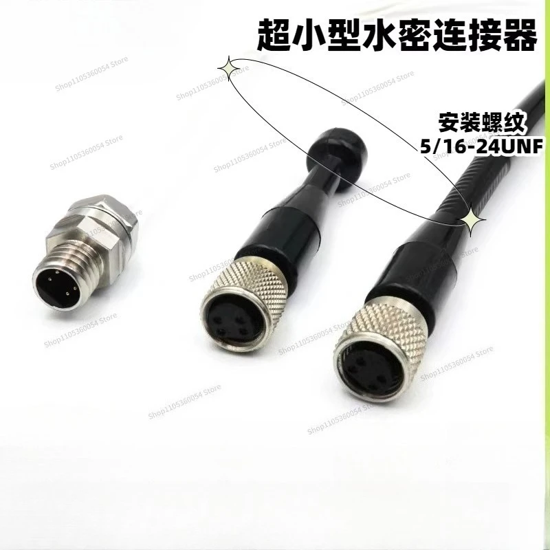 For Watertight Connector, Ultra-small Underwater Plug-in, Small Space, 2-28 Cores, Pair Plug, Waterproof for 7000 Meters