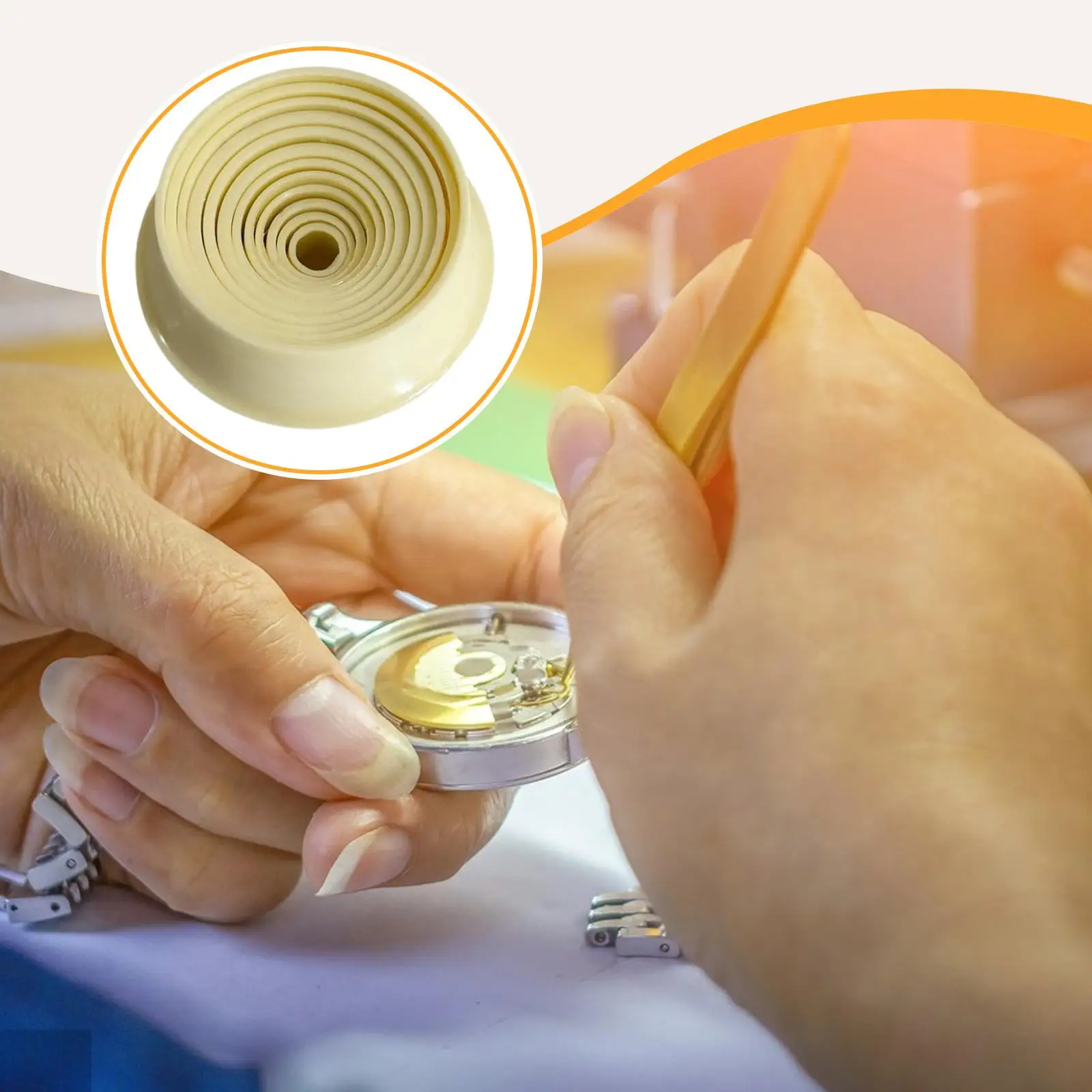 12 Pieces Watch Movement Holder Sturdy for Watchmaker for Fixation Adjusting