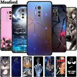 For Tecno Phantom X 2021 Case Animals TPU Silicone Soft Phone Cover Cases for PhantomX 2021 AC8 Protective Shockproof Wolf Shell