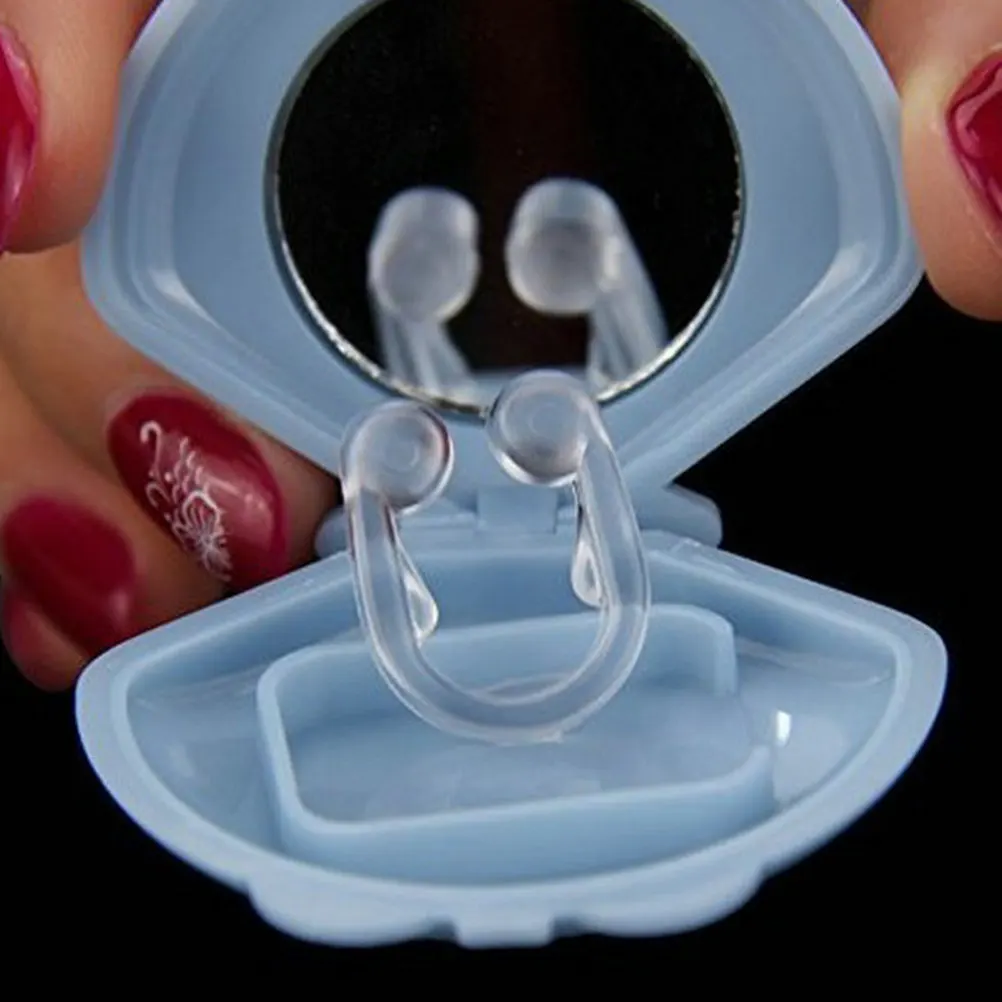 10Pcs Nose Clips Comfortable Mini Size Night Sleeping Aid Apparatus Breath Fresh Air Purifier Reusable