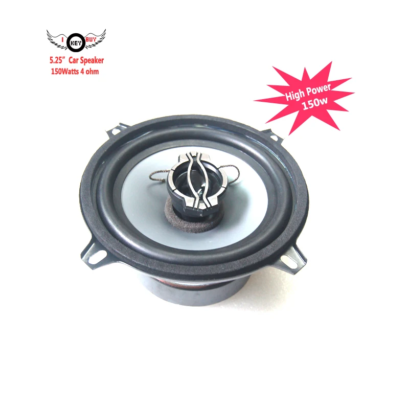 1pc 5.25 inch Coaxial Car Speaker 2 Way  Speaker 150w 4 ohm High Power Audio Music Player Universal