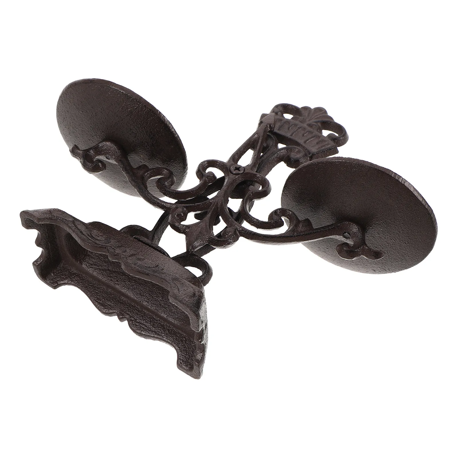 Rustic Vintage Balance Scale Libra Justice Symbol Cast Iron Sculpture Lawyer Desk Decor Centerpiece Fairness Ornament