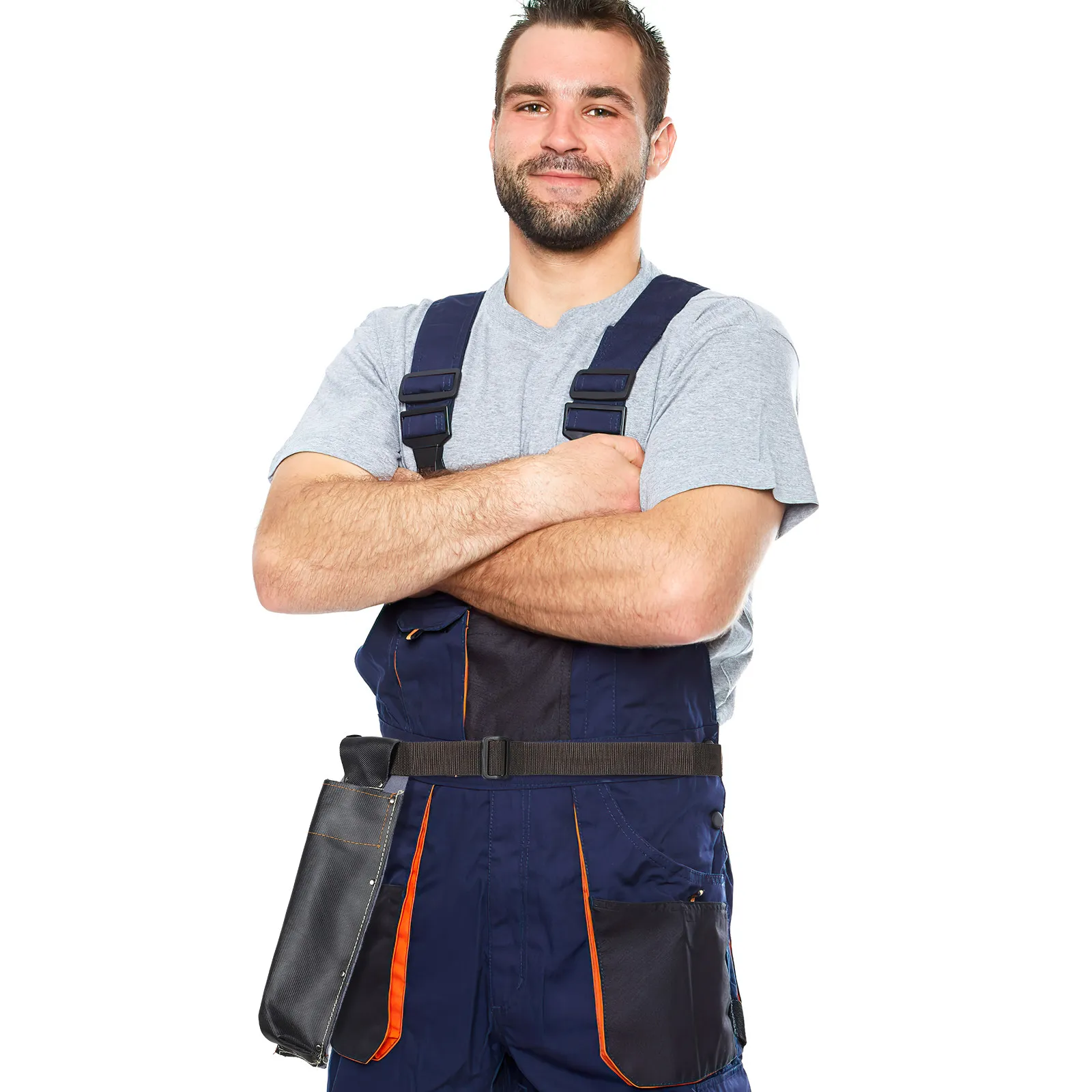 Welding Rod Bag Cowhide Anti-Scald Adjustable Storage Pouch Large Capacity Welding Accessories Holder Waist Bag