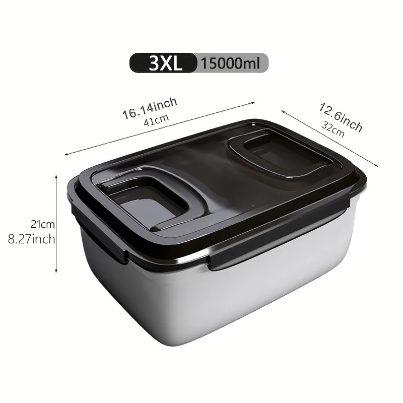 

Massive 3XL 15000ml Airtight Food Container - Keep Fresh, Suitable for Large Gatherings