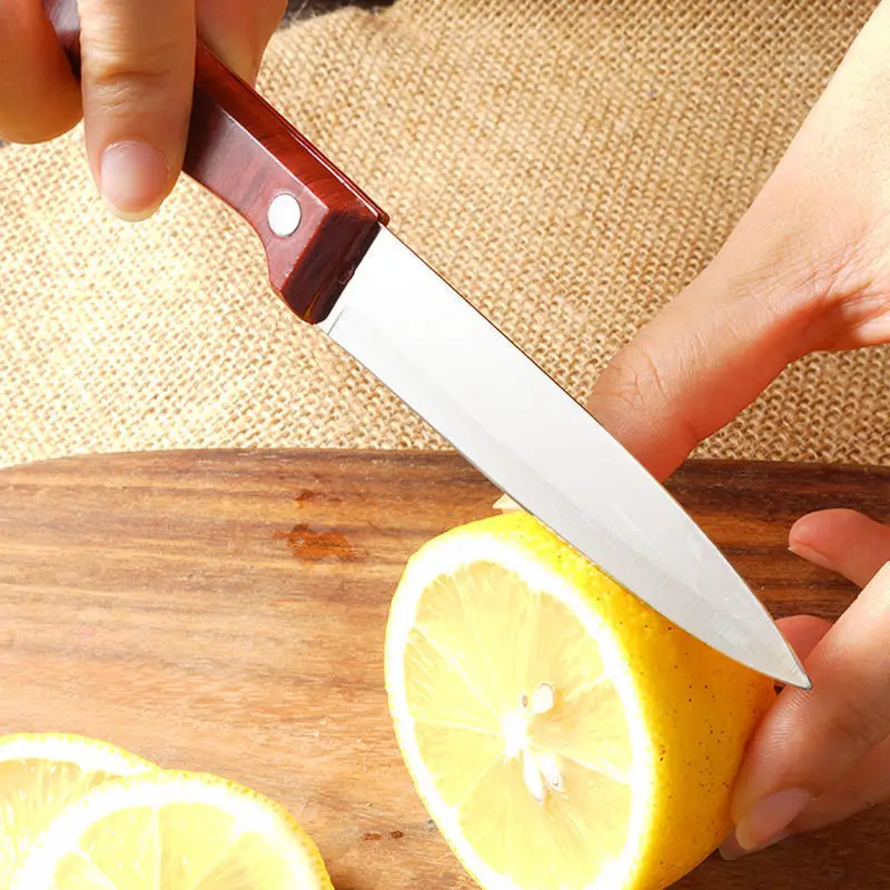 Professionelles Kochmesser, Obstmesser, Küche, Grillmesser, Peeling, rostfrei, Antihaft-Kunststoff, Küchenmesser und Zubehör – Detail 10