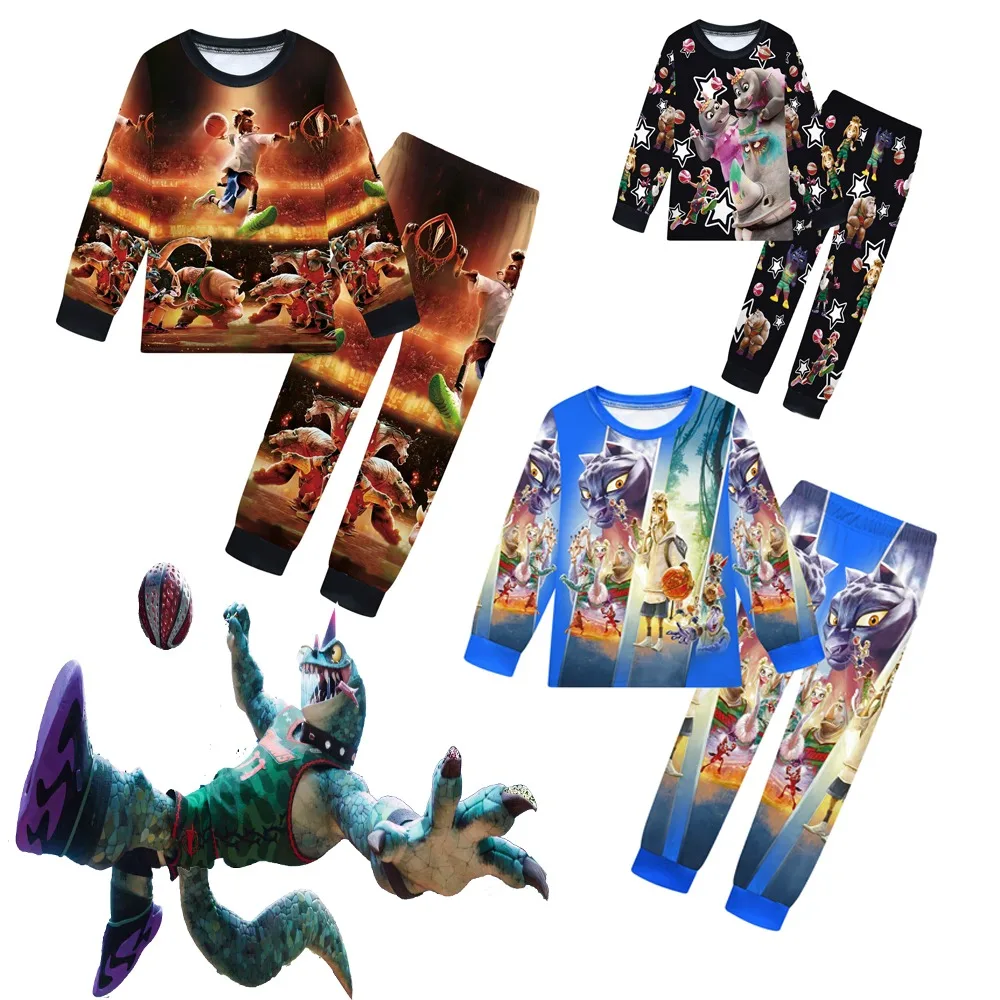 Pyjamas pour filles GOAT Miracles Dream Team Will Kids, ensemble 2 pièces, vêtements de nuit pour enfants, pyjamas pour garçons, vêtements de maison à motif de dessin animé, vêtements de détente