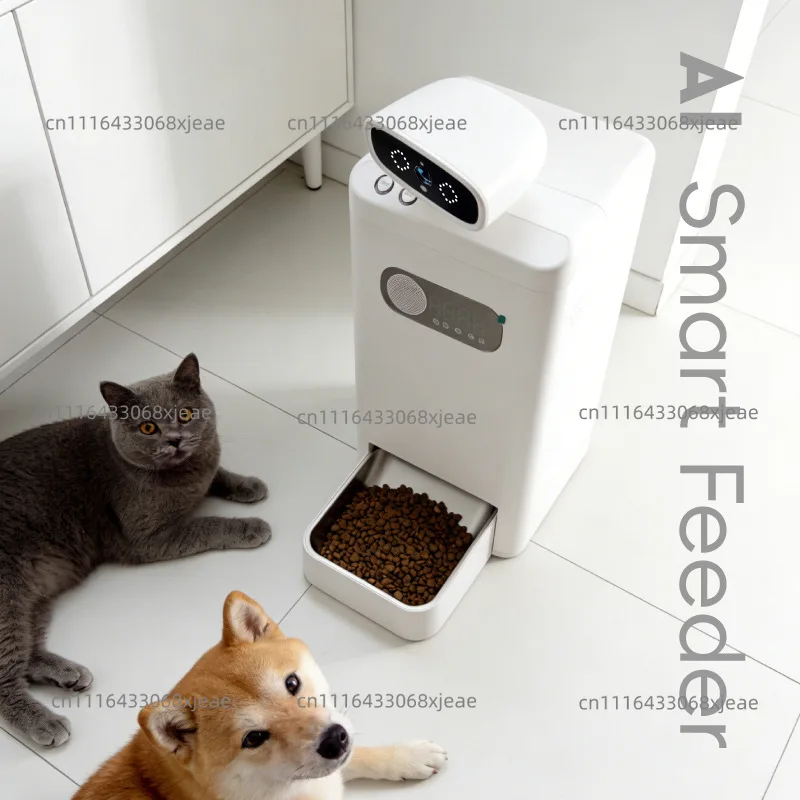 Smart Pet Feeder Camera Remote Automatic Cat and Dog Feeding Artifact