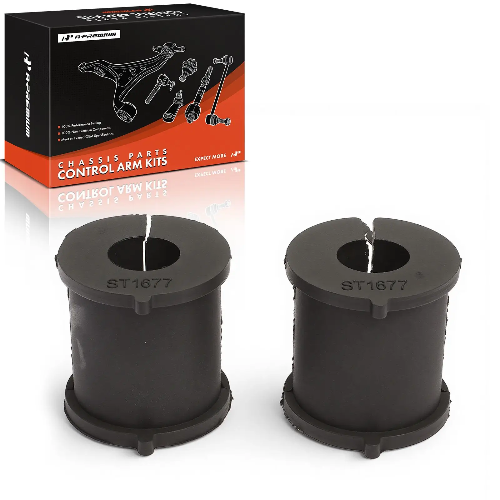 A-Premium 2x Rear To Frame Suspension Stabilizer Bar Bushing Kit for Toyota Highlander 07-13 Lexus RX330 04-06 RX350 07-09