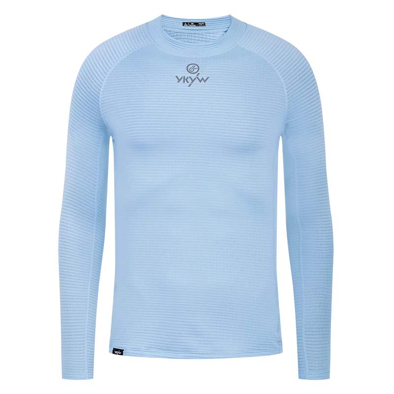 YKYWBIKE YKYW Winter Herren Radfahren Langarm Basisschicht 0 ° C2025, Thermo-Fleece, Fahrradunterwäsche, MTB, Rennrad, Hemd, Basis, Unterhemd 6