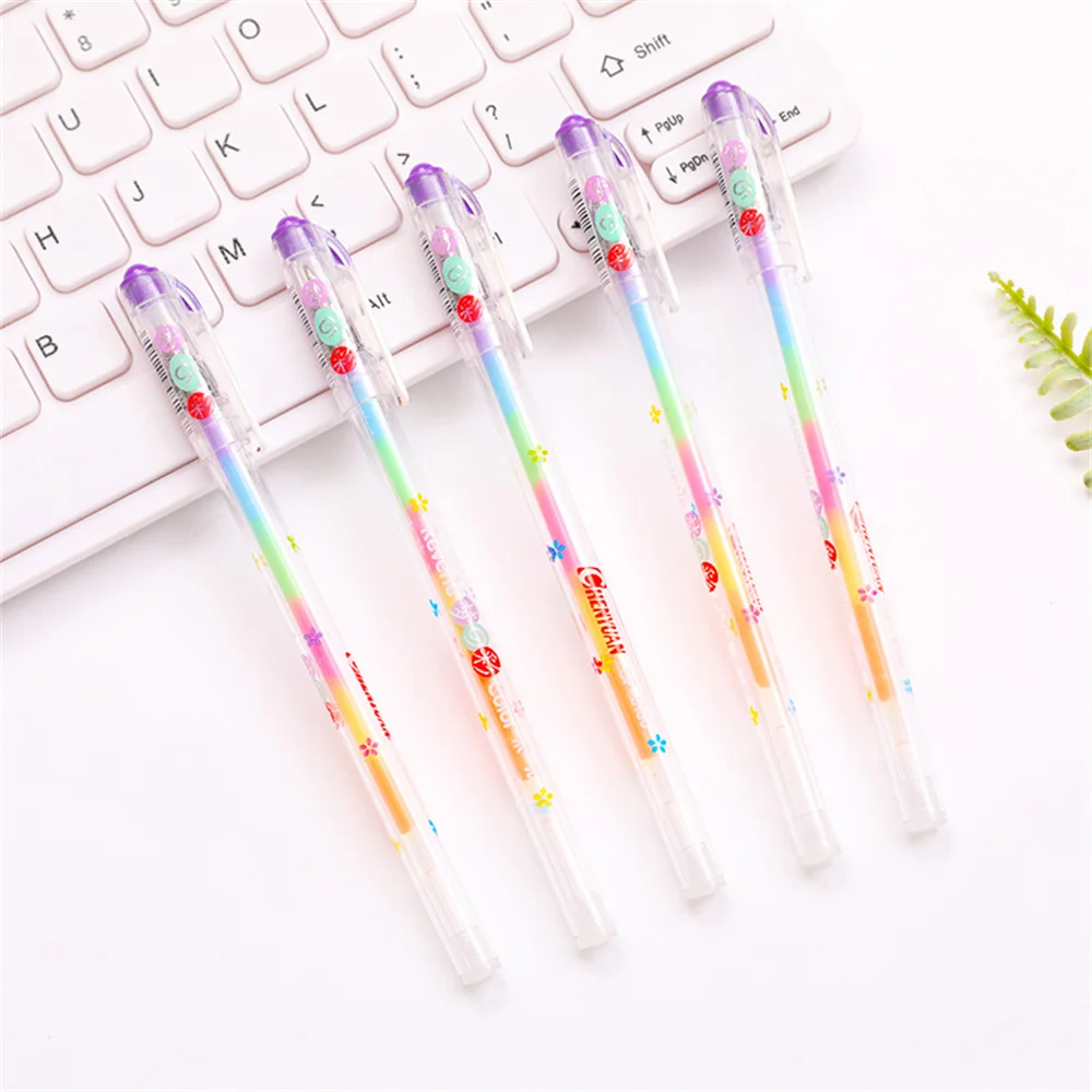 Graffiti Pen Solid Bright Colors Quick Drying Ink Not Easily Deformed Cute Design Art Supplies Gel Pen Durable Writing Fluently