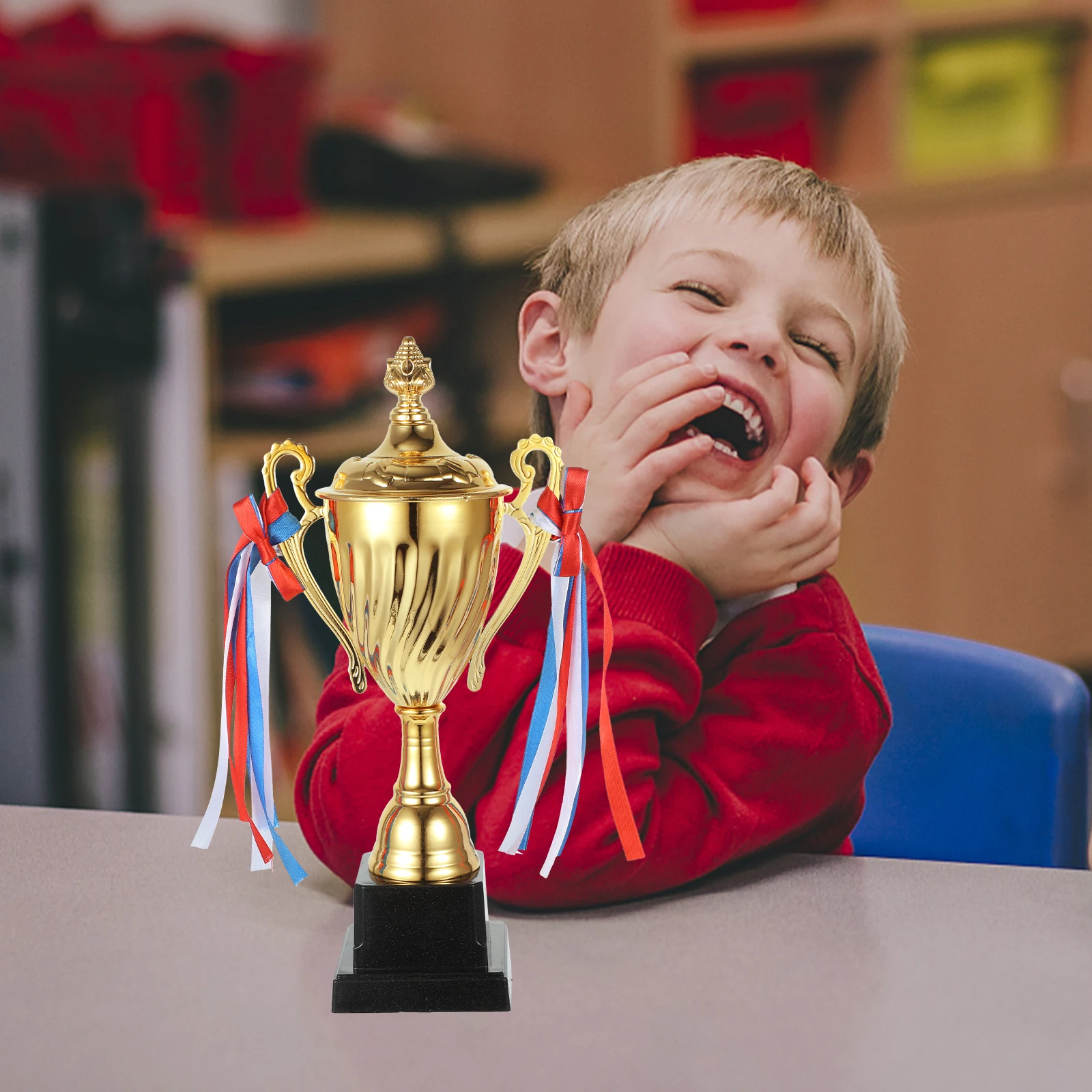 

1pc Metal Black Cup Design for Basketball Sports Competition Great Game Trophy Sports Competition Trophy Great Prize
