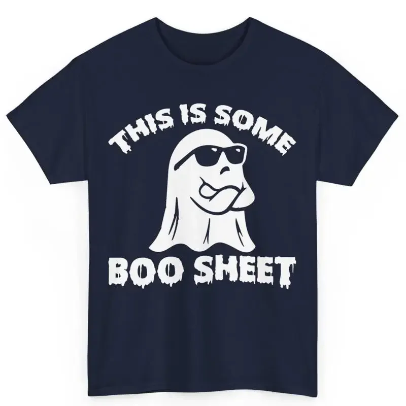 Some Boo Sheet Cool Ghost Halloween Cotton T Shirt