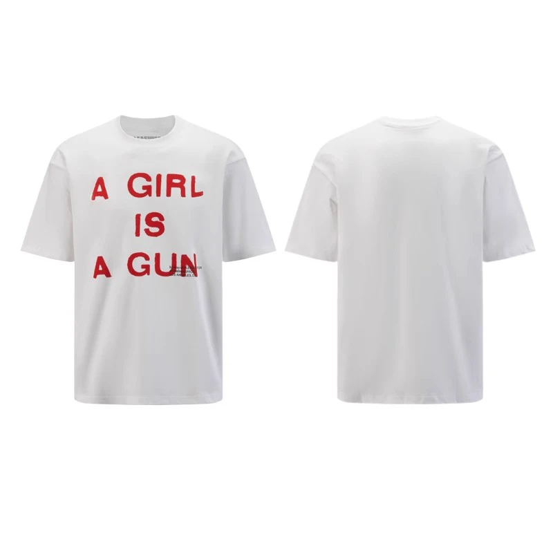 2025 A GIRL IS A GUN pleasures tee shirt playboi carti short sleeved T-shirt TX1235