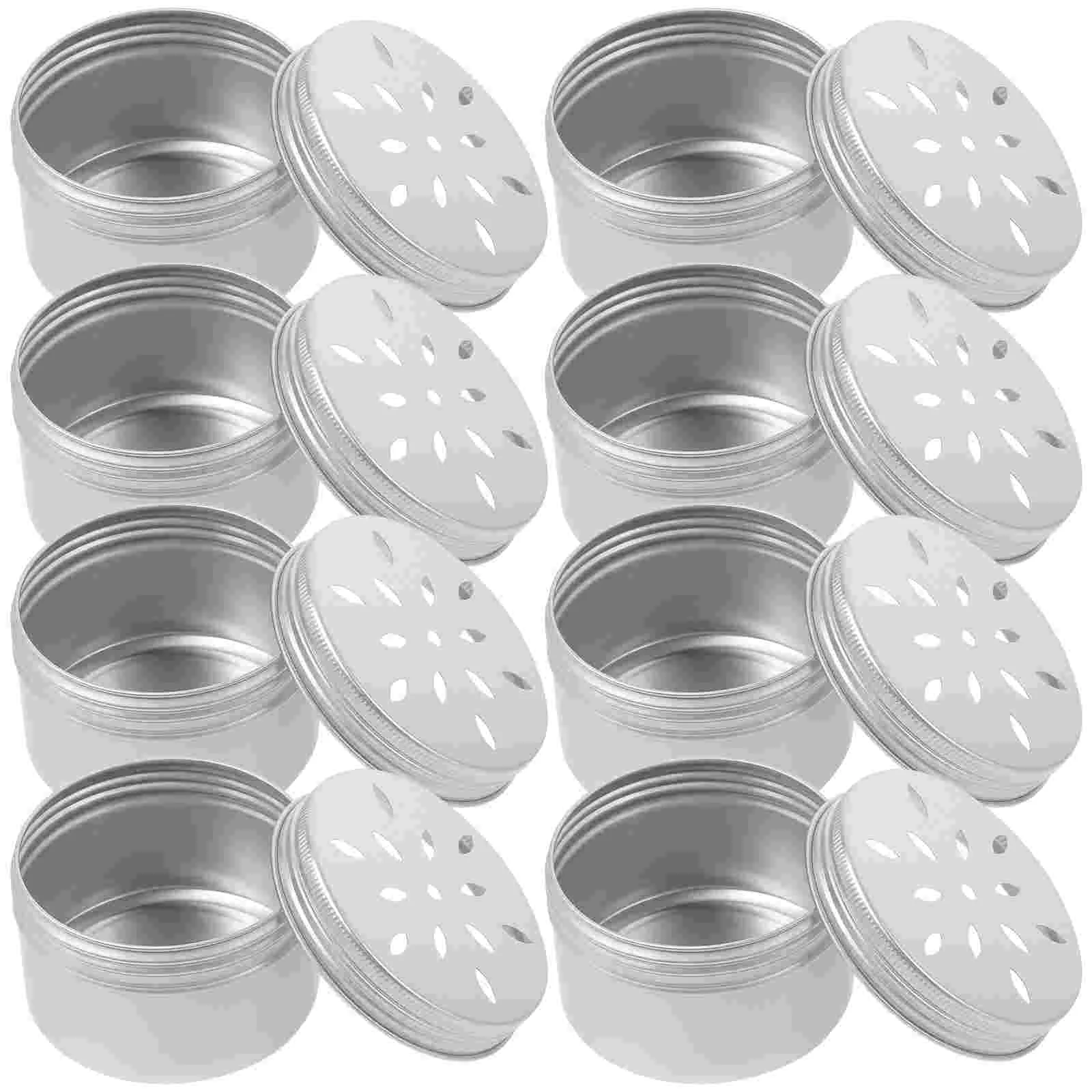 10 Pcs Scent Training Tool Metal Tins with Lids for Dogs Puppy Cover Warm Sweater Case Aluminum Boxes Work