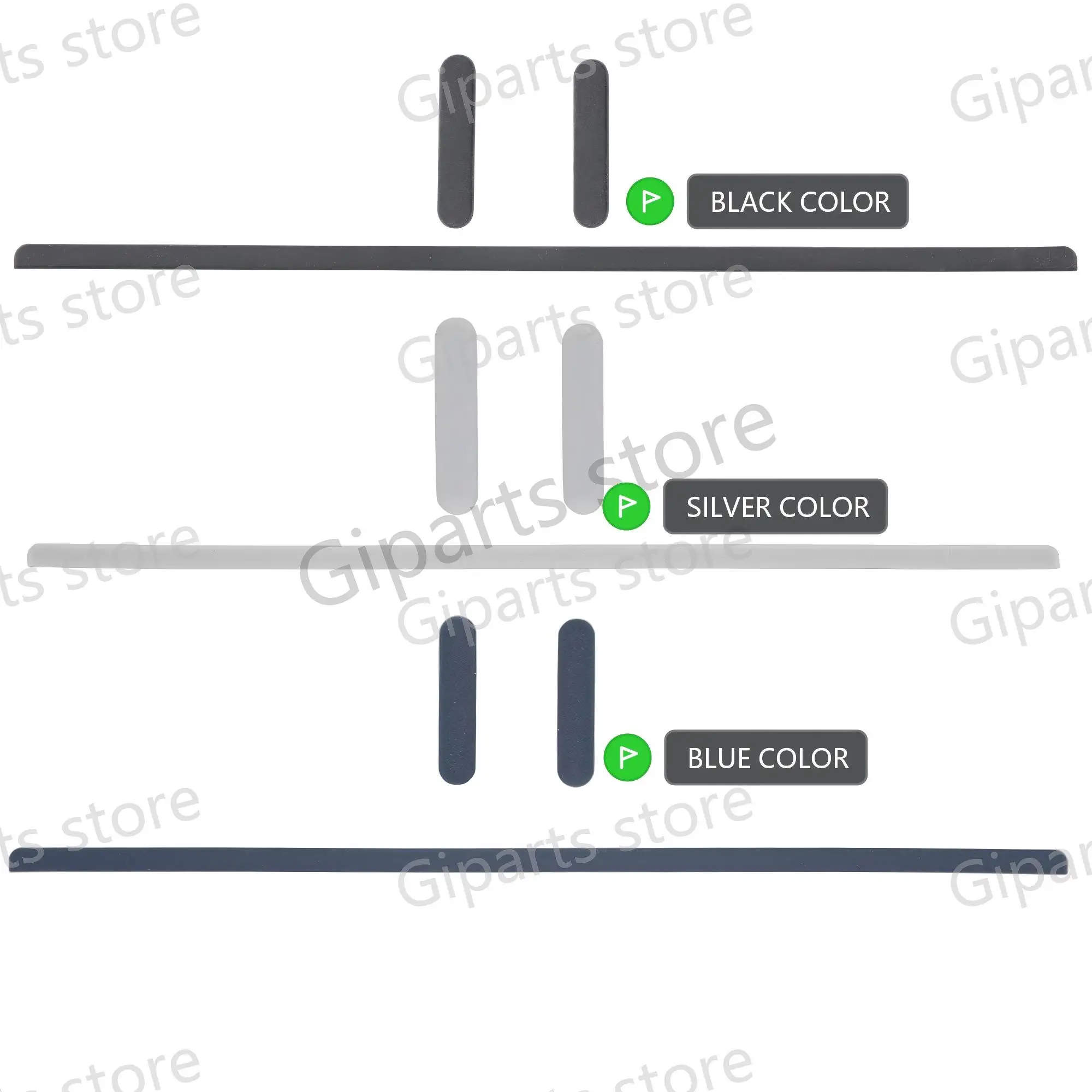 

Short Rubber Feet On Bottom Case For Lenovo IdeaPad S340-15 S340-15IWL S340-15API 2019 rubber Feet Pad Repair Black/Silver/Blue