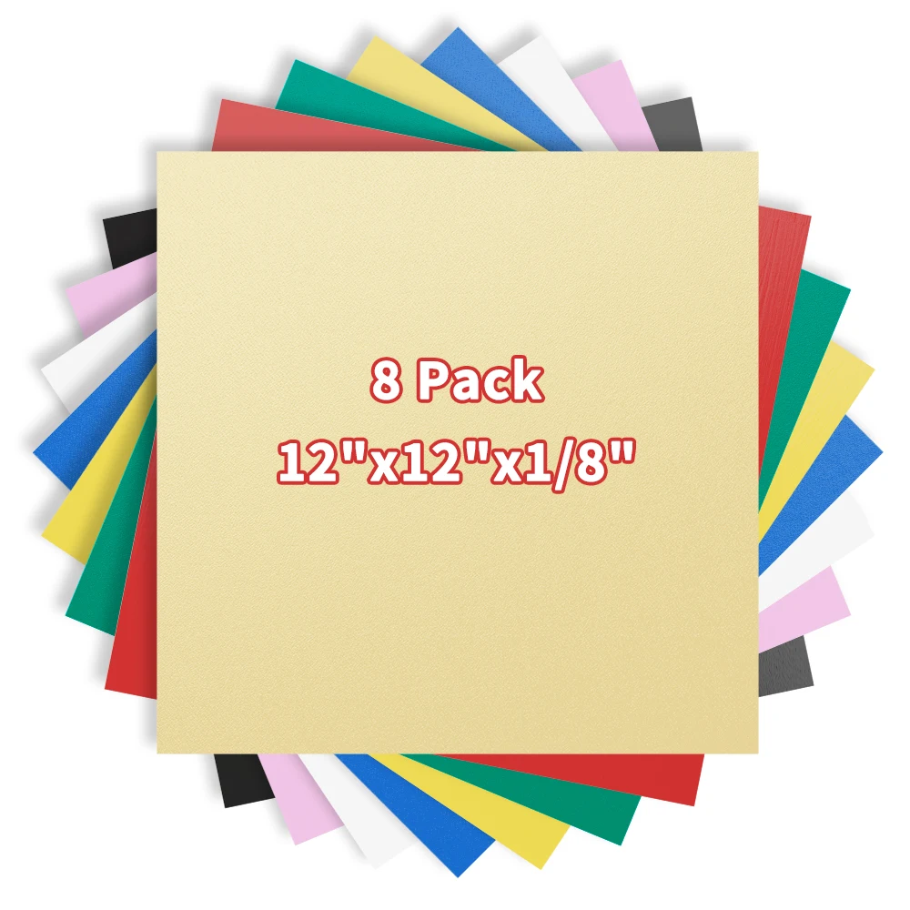 

8Pcs Colored Plywood Basswood Board Blank Wood Craft Model Making 300x300x3mm Laser engraving cutting materials