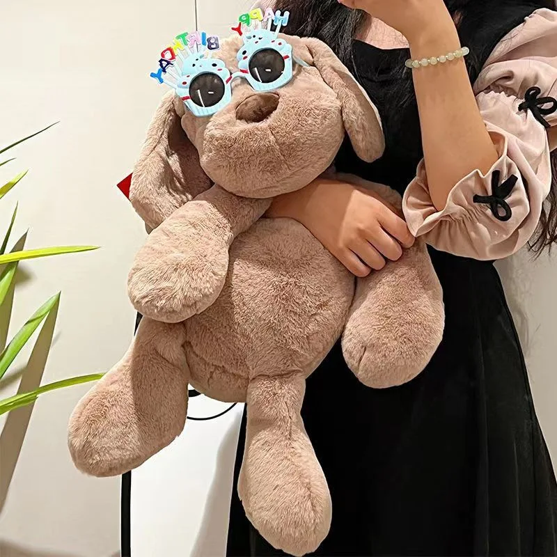 ตุ๊กตาผ้ากำมะหยี่รูปสุนัขน่ารักขนาด30-55ซม., หมอนการ์ตูนหมอนตุ๊กตาสัตว์ยัดนุ่นของเล่นสำหรับเด็กของขวัญวันเกิดเด็กผู้หญิง