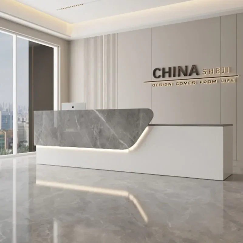 

Hallway Table Reception Tables Bellezza Motion Desk Clothing Store Counter Cash Register Customer Center Shop Desks Free Shiping