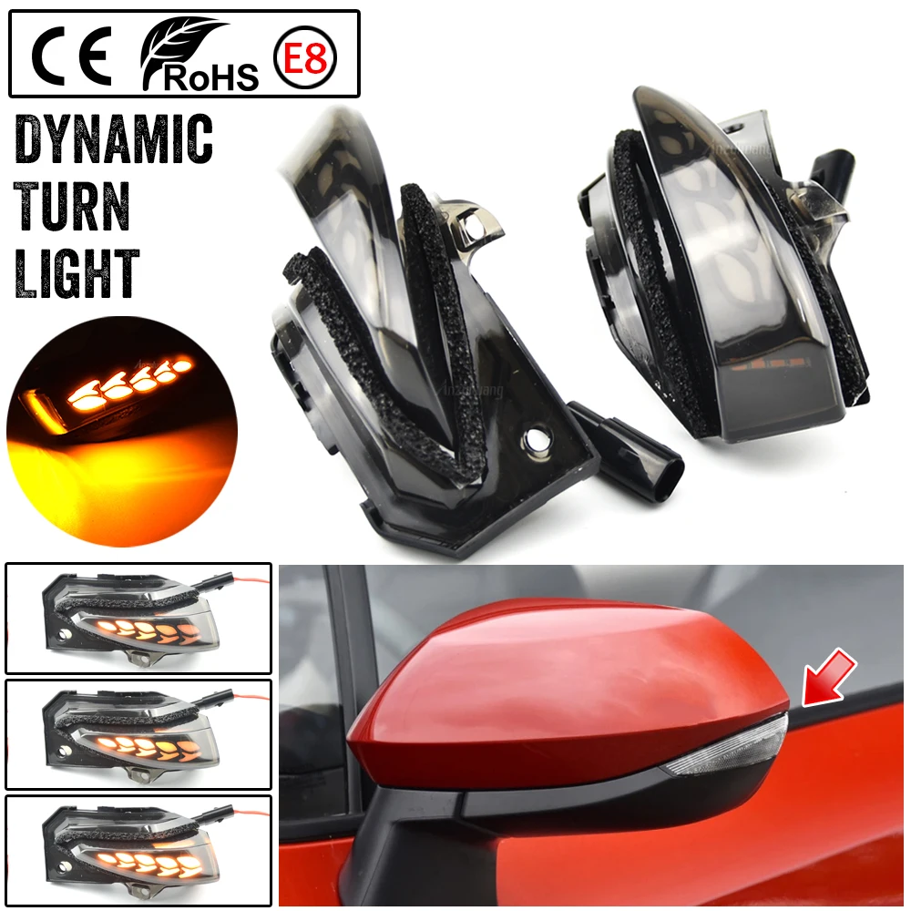 Flashing Mirror Lamp Dynamic Blinker Car Led Turn Signal Light For Toyota Corolla Sport E210 Sienta XP170 Yaris XP210 2019-2021