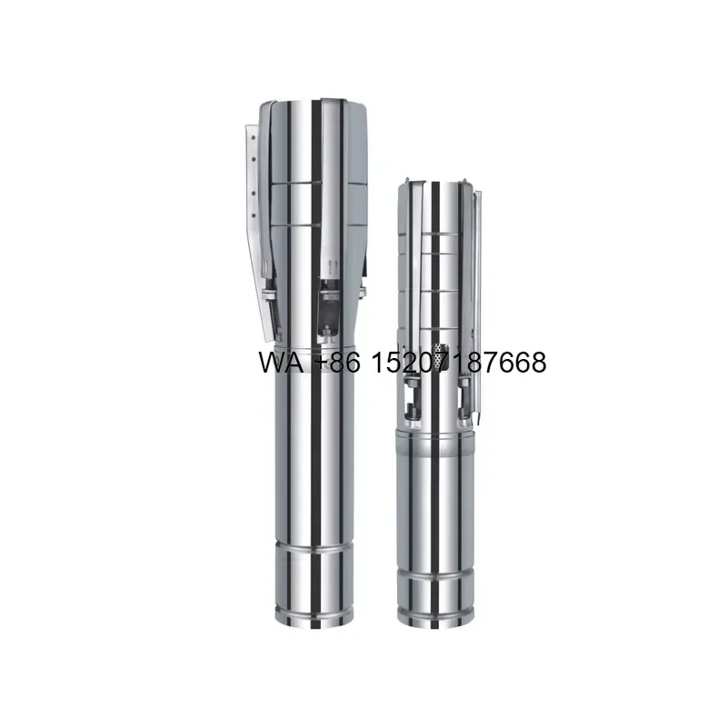 Wmwmnu for Rising Tech AC DC Hybrid Solar Water Pump 3HP 36m Head 30m3 h Flow Deep Well Irrigation System 304 Stainless Steel