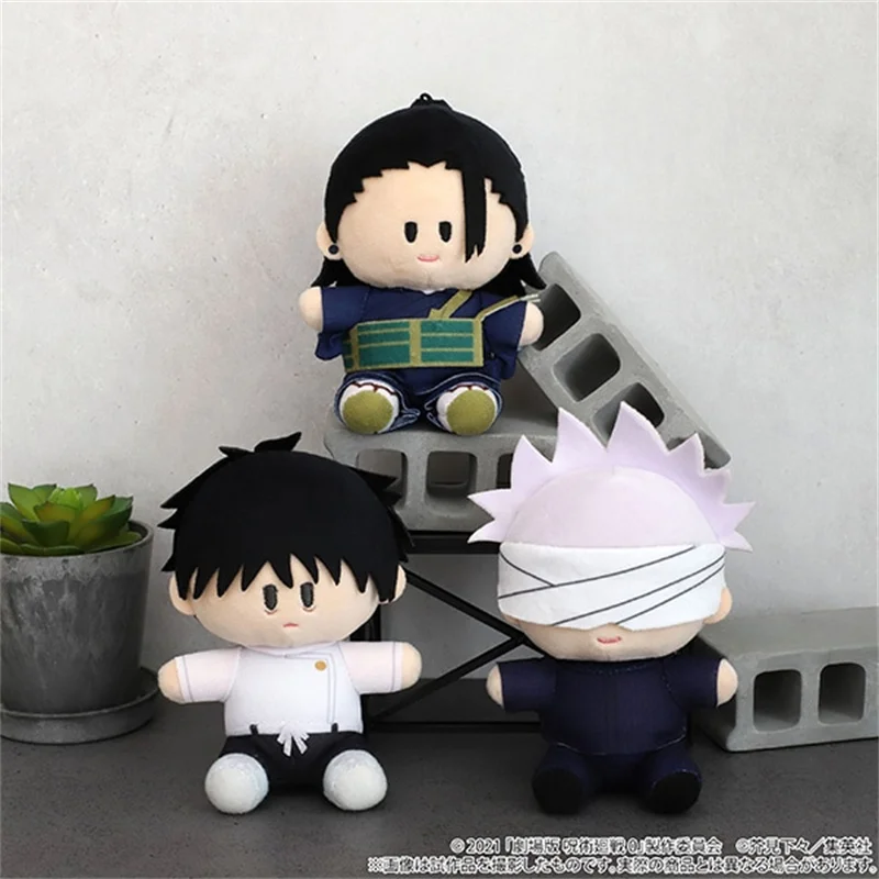 Wypchane Jujutsu Kaisen oryginalne ruchome pluszowe lalki 10cm Choso Nanami Kento Gojou Satoru Itadori Yuuji Fushiguro lalki prezenty