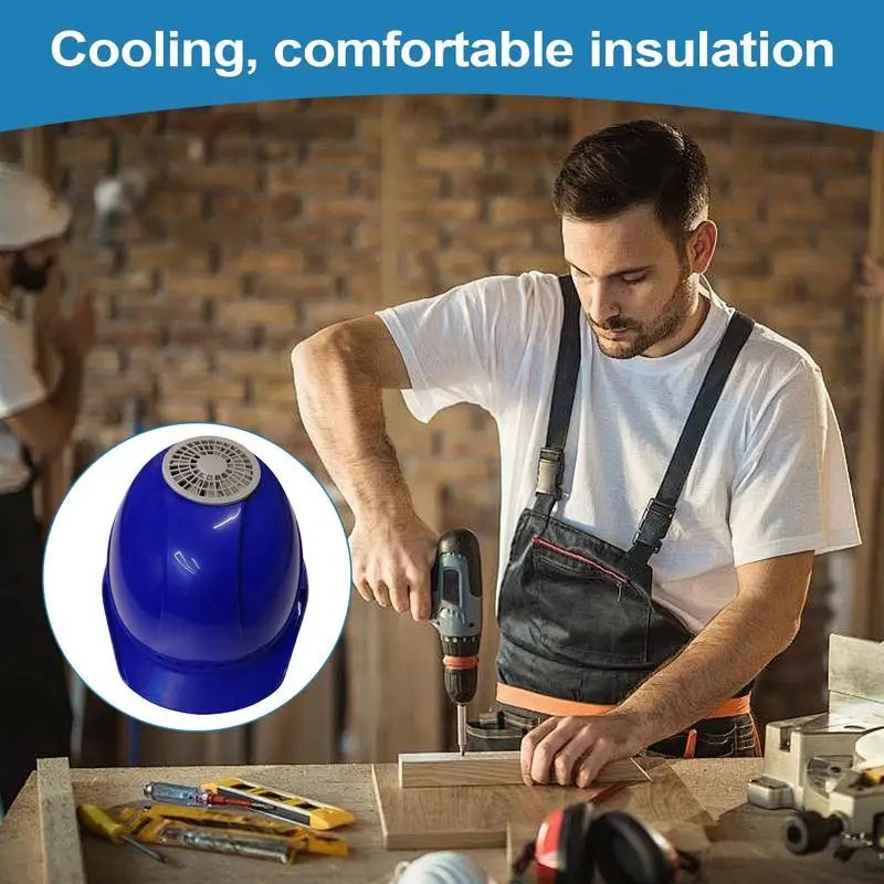 Ventilador chapéu usb capacete com ventilador embutido ajustável ventilado bonés equipamentos de proteção de cabeça para mulheres homens e trabalhadores ao ar livre