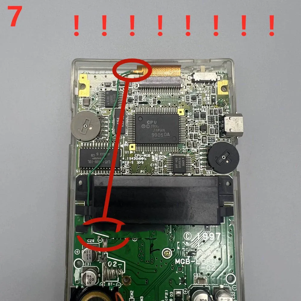 Imagem -05 - Ips Alto Brilho Tela Lcd para Gameboy Pocket Backlight Gameboy Reparação Substituição 26