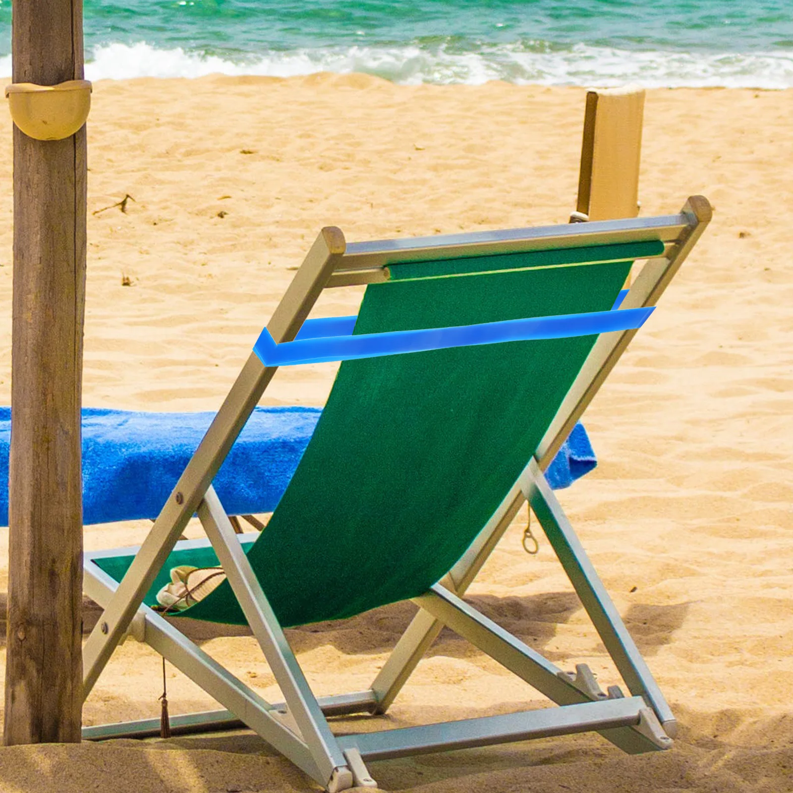 

4Pcs Beach Chair Towel Strap Silicone Stretchable Bands for Beach Towels Cruise Camping Vacation Accessories Towel Bands