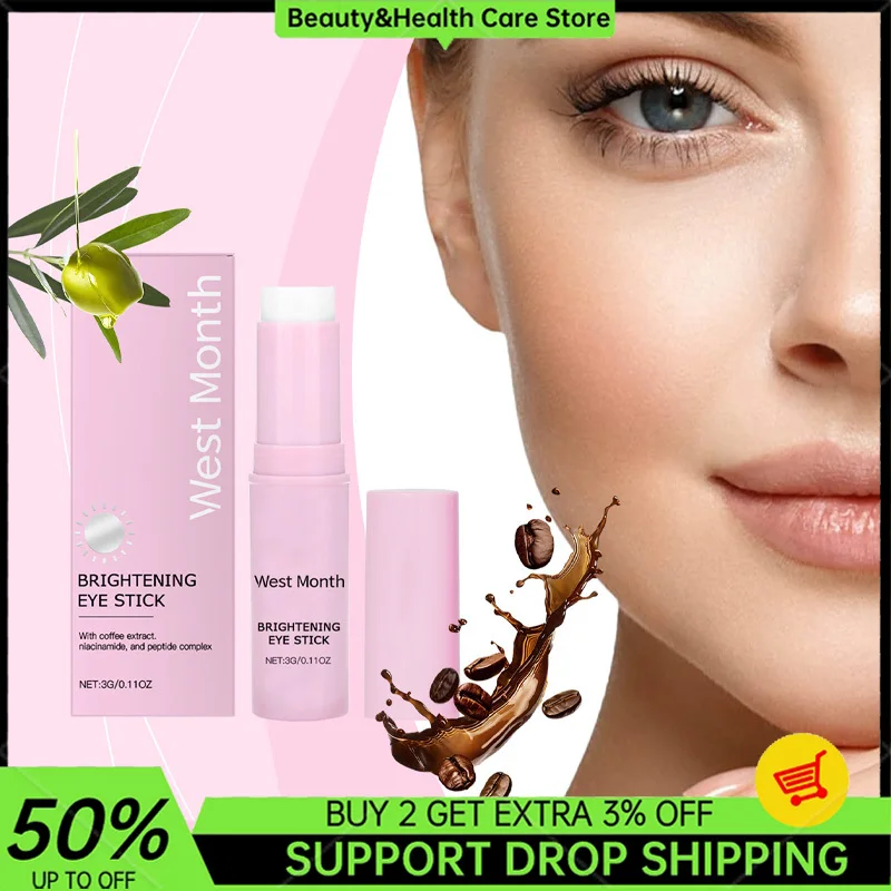 Brightening Eye Stick Lightening Dark Circles Reduce Fine Lines Anti-Wrinkle Gentle Moisturizing Instant Eye Repair Serum Stick