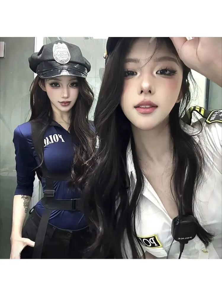 زي شرطة نسائي لضابط الشرطة من مشاة البحرية JK orm عالي الجمالي زي سيدة الملكة الحارة أنيمي ow loween