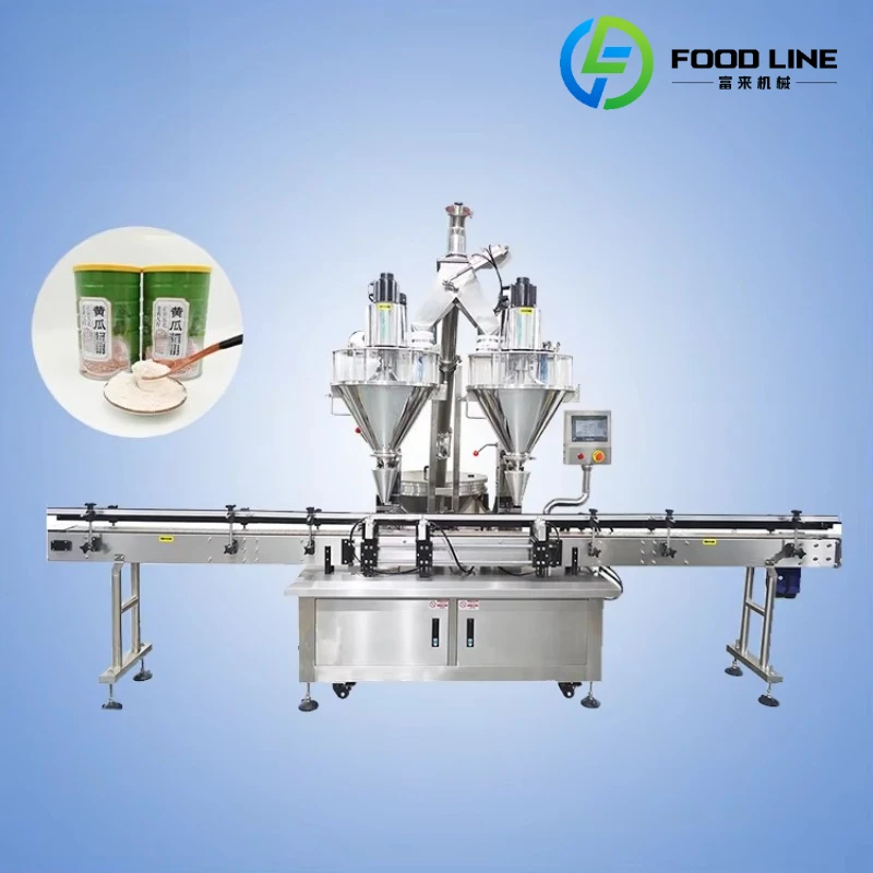 Customized Food Grade Solid Powder and Grain Filling Machine Auto Screw Feeder Semi-automatic Filling Powder Production Line