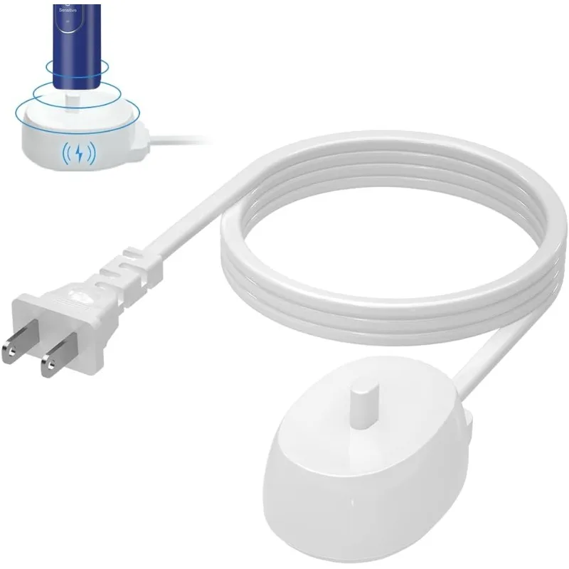 Replacement Charger Base for Braun Oral-b Series D12 D20 3757 Electric Toothbrushes Portable Waterproof Inductive Charger Fits