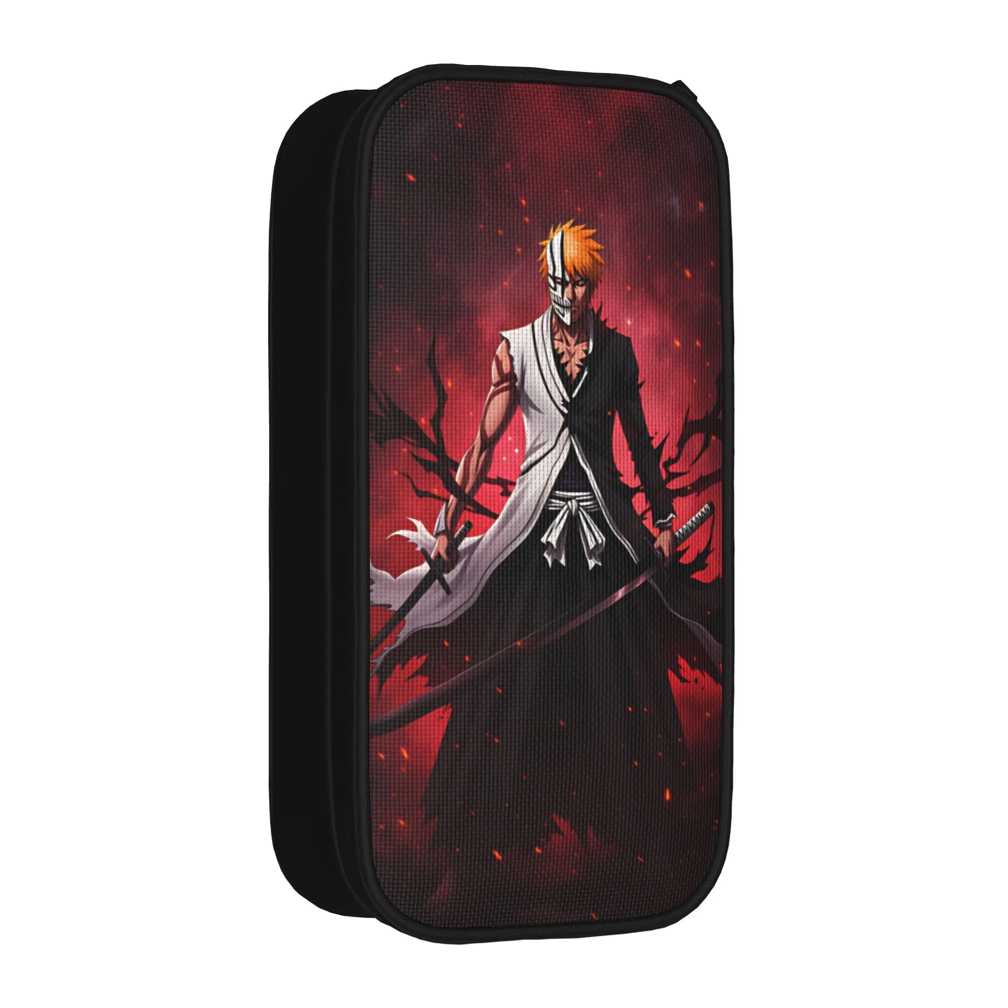 Fashion Pencil Case B-Bleachs Characters Pencil Bag  School Pencil Cases Boy Girl Canvas Design Stationery Organizer